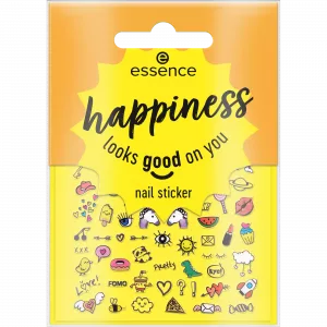 pegatinas para uñas happiness looks good on you