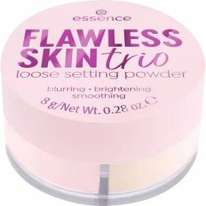 Trío polvos sueltos para sellar FLAWLESS SKIN essence