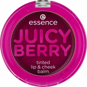 Bálsamo para labios y mejillas con color JUICY BERRY essence