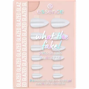 Set de manicura con uñas postizas what the fake! essence